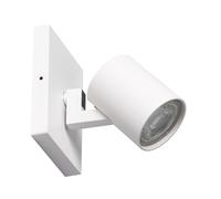 Spot à Douille en Saillie Orientable Aluminium Gylu à Ampoule GU10 Blanc