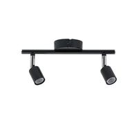 Spot à équiper GU10 max 2x10W - IP44 - gradable - anthracite - Carolina PAULMANN
