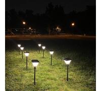 Spot à Piquer Solaire Crépusculaire IP65 2W - Blanc Chaud 2300K - 3500K - SILAMP