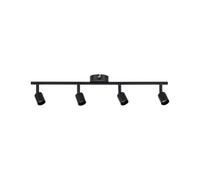 Spotlight Carolina GU10 230V max. 4x10W gradable Noir mat Noir mat G