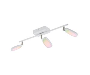 Spot connecté PALOMBARE-C LED 3X5W en matière synthétique blanc 590x80mm