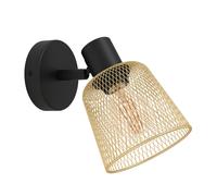 Spot COSLADA E27 1X40W en acier noir 130x0x200mm
