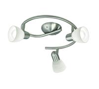 Eglo Plafonnier Dakar 1 3 lumières - Blanc argent