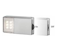 Paulmann Réglette placard SnapLED 70498 – 0,33 W – Blanc chaud – Contacteur – 4x1,5 AAA