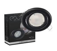 Spot de plafond encastrable - DAIRA - Noir - Rond - Aluminium - IP20