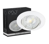 Spot de plafond encastrable réglable ZIVA KER Noir IP20 Rond EDO777312 EDO