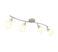Spot de plafond, lampe de salon, spot orientable, sable, métal, H 70 cm