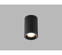 Spot de plafond LED TUBUS C, Variante : noir, 3000K, 735lm