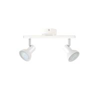 Spot de plafond linéaire double série Kaitola GU10 Blanc