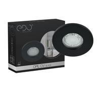Spot de plafond - OPIL - OV Noir - Étanche IP44 - Encastrable - Aluminium - LED