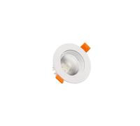Spot Downlight Led 9w Rond Cob Cri90 Coupe Ø 90 Mm No Flicker 2700k Blanc Chaud