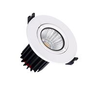 Spot Downlight LED Rond 10W Coupe Ø 70 mm 4000K 55º Blanc neutre