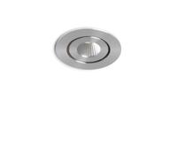 Spot Downlight LED Rond COB CRI90 Coupe Ø 45 mm Argentée 5000K Blanc froid