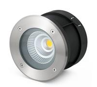 Spot Encastrable Dans Le Sol Led Suria-12, Ip67 nickel mat