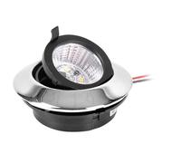 Spot encastrable et orientable LED 1.8W 10 - 15,2 V - finition chrome