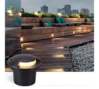 Spot Encastrable LED Exterieur - Lampe Jardin Enterré, Lumières De Paysage De Chemin Extérieur 5W, Lumière De Marche Latérale Étanche IP67, Pour Jardins, Allées, Terrasses(Warm White Light,24V)