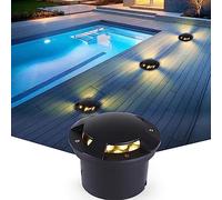 Spot Encastrable LED Exterieur - Lampe Jardin Enterré, Projecteur Extérieur Étanche IP65, Forteresse D'éclairage De Chemin De Feu Latéral Basse Tension 24V, Pour Terrasse, Piscine, Chemin ( Color : Bl