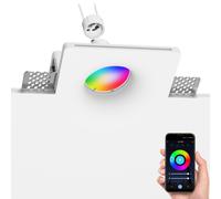 Spot encastrable LED plâtre GIEDI DIY incl. Smart Home RGBW GU10 Lampe LED