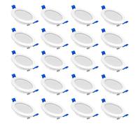 Spot Encastrable LED - XMTECH - 5W - Blanc Froid - Extra-Plat - 20 pièces