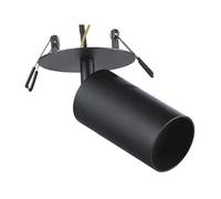 Spot encastrable mural ou plafond - Noir - GU10 - Aluminium - LED - Contemporain