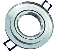 Spot encastrable orientable verre blanc miroir GU10