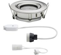 Spot encastrable pour salle de bains GU10, GU5.3 Paulmann 93662 N/A 35 W Nova fer (brossé)