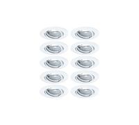 Spot encastré Base Kit de base orientable rond 90 mm 20° GU10 max. 10W 230V gradable Blanc