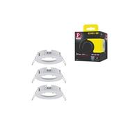 Spot encastré Choose Kit de base fixe IP44 rond 78 mm max. 3x10W 230V gradable Blanc dépoli