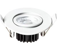 Spot encastré de plafond à LED LB22 EDOS plat orientable blanc 520lm 3000K 7008115