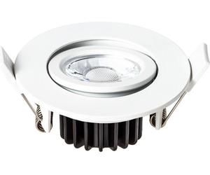 Spot encastré de plafond à LED LB22 EDOS plat orientable blanc 520lm 3000K 7008115