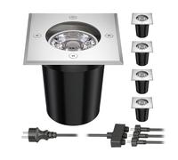 Spot encastré de sol REJA pour extérieur inox carré IP67 in U5.3 LED