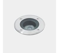 Spot encastré de sol Rond Gea GU10 IP67 LEDS-C4 55-9280-CA-37 Argenté