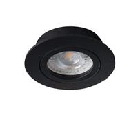 Spot encastré Kanlux DALLA noir GX5.3 12V orientable