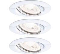 PLM 93426 - Luminaire à LED encastré Nova, 3x 5 W, 3 000 K, blanc mat