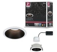 Paulmann Cole Coin spot encastré 1x6.5 W blanc-noir 93401