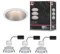 Paulmann Spot encastré Cole Coin 3x6,5 W blanc-argenté 93410