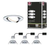 Paulmann 93488 Nova Spot encastrable jeu de 3 LED LED 18 W chrome (brillant)