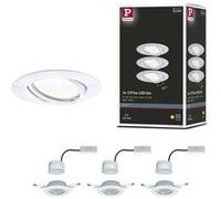 Paulmann Spot encastré LED 93423 rond 3x5W 3000K blanc