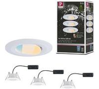 Spot encastré LED Calla Kit de base orientable IP65 rond 90mm 30° 3x5W 3x400lm 230V White Switch Blanc dépoli Blanc dépoli G