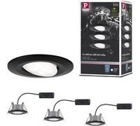 Paulmann Luminaire encastrable LED 99991 LED intégrée 18 W Noir mat