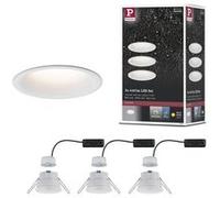 Paulmann Spot LED encastrable pour salle de bains jeu de 3 18.9 W