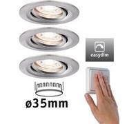 Paulmann Spot encastré LED Nova mini Plus 92973 – jeu de 3 4,2 W orientable EasyDim 2700 K