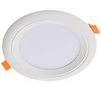 Spot Encastré LED OCÉAN rond 12 W 6000 K cadre Blanc pf0,95 4000 K Naturel