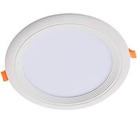 Spot Encastré LED OCÉAN rond 18 W 6000 K cadre Blanc pf0,95 3 000 K - Chaud