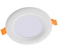 Spot Encastré LED OCÉAN rond 9 W 6000 K cadre Blanc pf0,95 4000 K Naturel