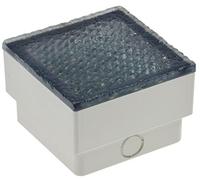 Spot encastré LED pour dalles de pavage, extérieur, 10 x 10 x 7 cm, 230 V, IP67, résistant au passage de véhicules, étanche, éclairage extérieur pour jardin, allée, terrasse, blanc