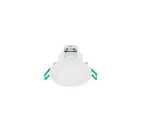 SYLVANIA Projecteur LED encastré intégré, IP65, 6 W, réglable, CCT 2700/3000/4000 K, 100 degrés, Blanc
