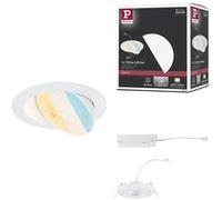 Spot encastré LED White Select Aumus Spot individuel rond 105mm 90° 5W 700lm 230V gradable 2700 - 6500K Blanc Blanc G