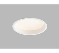 Spot encastré LED2 ZETA IP44 CRI90, Variante : ZETA M, Ø 176 mm, 3000 K, BLANC