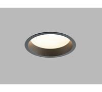 Spot encastré LED2 ZETA IP44 CRI90, Variante : ZETA S, Ø 136 mm, 4000 K, NOIR